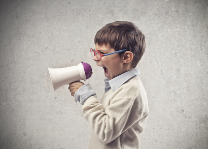 Child shouting