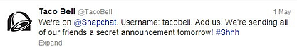 Taco Bell tweets
